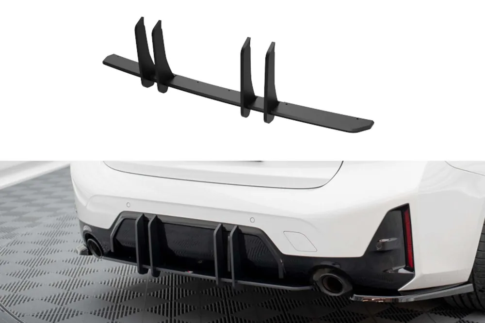 Adăugare Maxton Design pentru difuzor potrivit pentru BMW Seria 3 Pachet M G20, G21 după 2022, negru mat Preferatul clienților