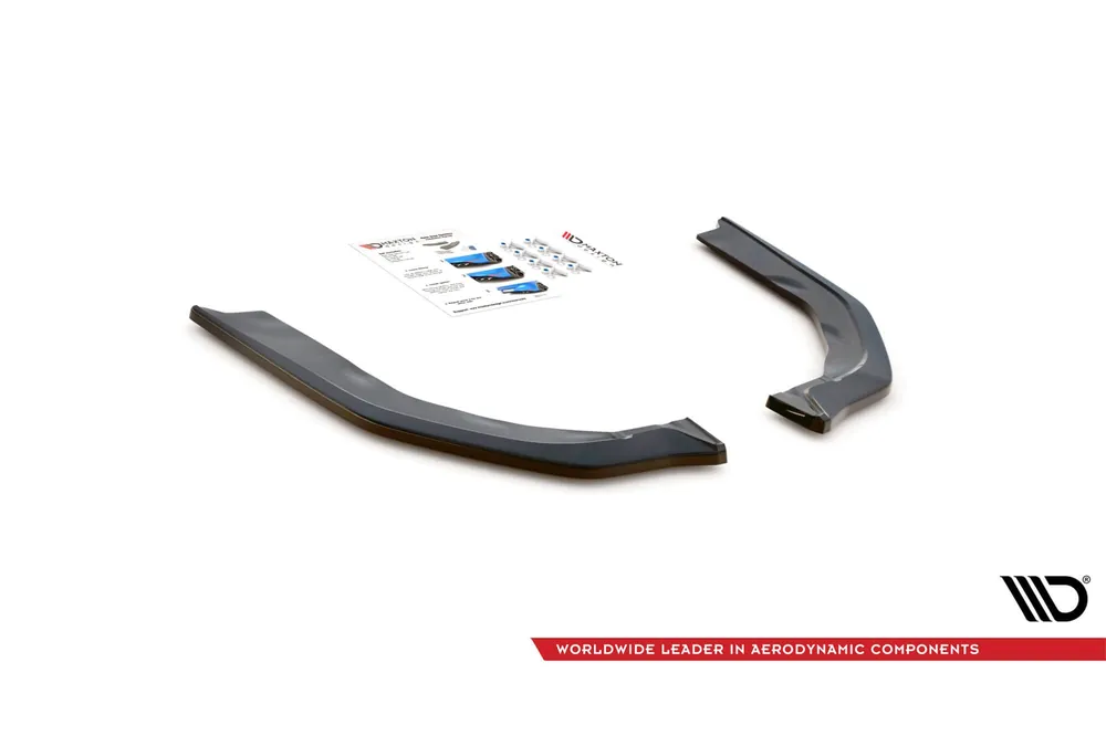 Extensii laterale Maxton Design versiunea 2 pentru bara spate a BMW M3 G80 după 2021, lac negru Transport gratuit