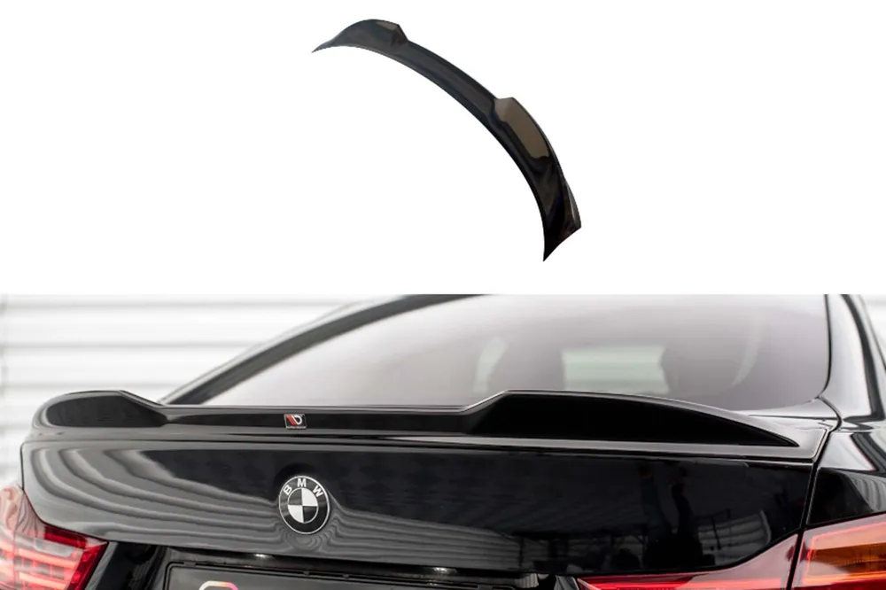 Reducere extra Spoiler Maxton Design potrivit pentru BMW Seria 4 Gran Coupe F36 2014-2017, lac negru