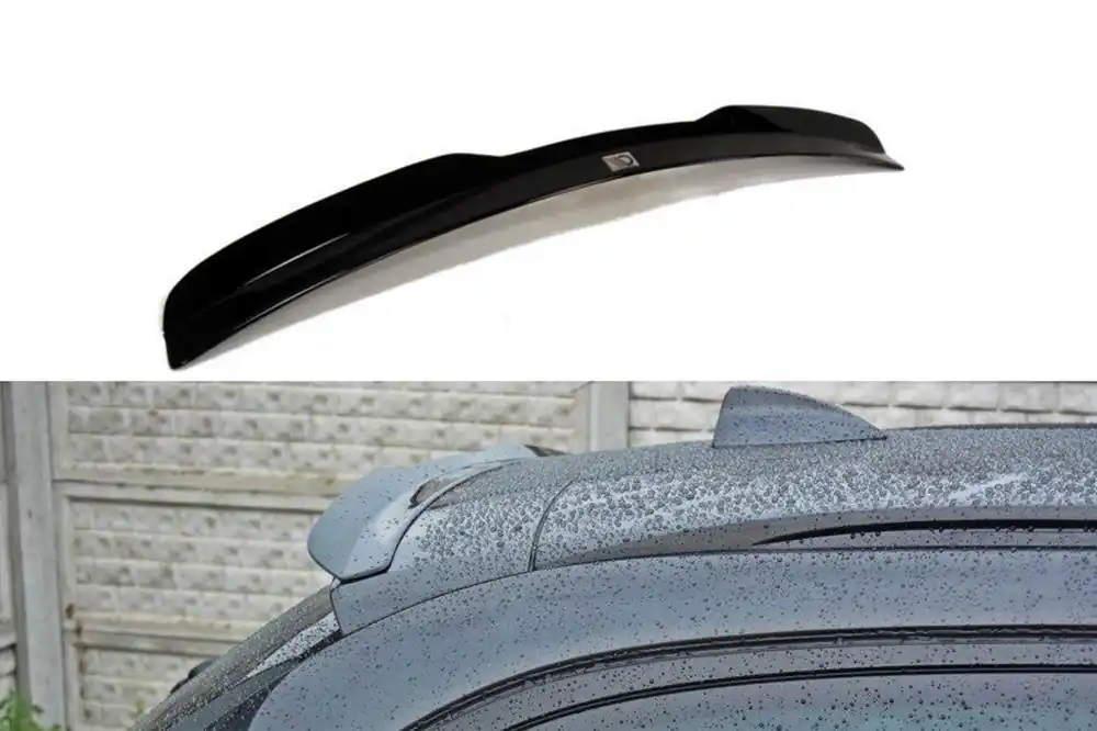Super ofertă Spoiler Maxton Design potrivit pentru portbagaj pentru BMW Seria 5 F11 după 2011, lac negru