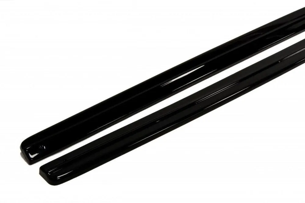 Disponibil imediat Aditive Maxton Design potrivite pentru praguri M Technik, M5 pentru BMW Seria 5 F10, F11 2011-2017, lac negru