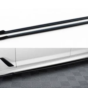 Super ofertă Adăugiri Maxton Design versiunea 2 potrivite pentru BMW Seria 5 G30 sedan, G31 break 2017-2023, lac negru