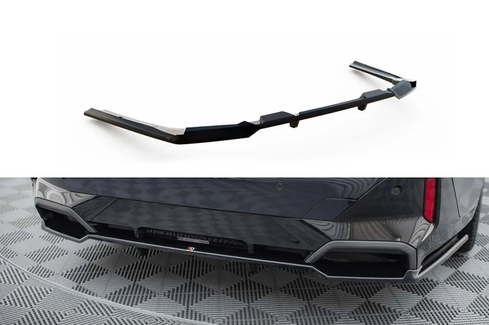 Spoiler Maxton Design versiunea 1 potrivit pentru bara de protecție M din spate pe BMW Seria 5 G60 după 2023, lac negru Ofertă