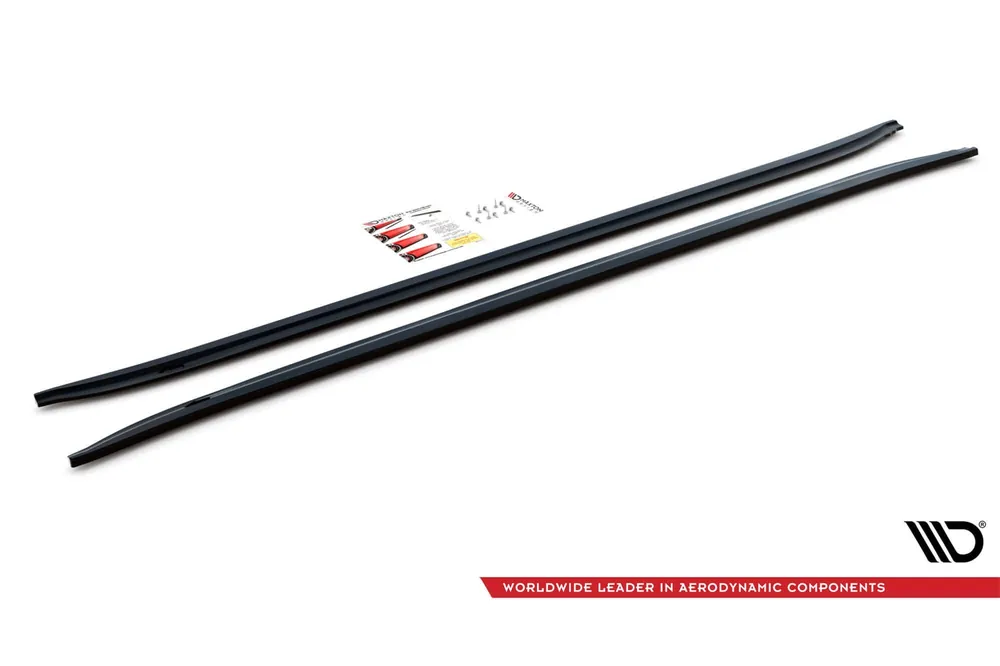 Aditive Maxton Design potrivite pentru praguri M pentru BMW Seria 7 F01 2008-2013, culoare carbon Ofertă exclusivă