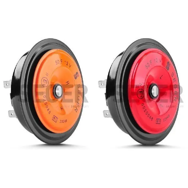 Chilipir SET CLAXOANE ELECTROMAGNETICE 12V 5A+5A TON INALT SI JOS