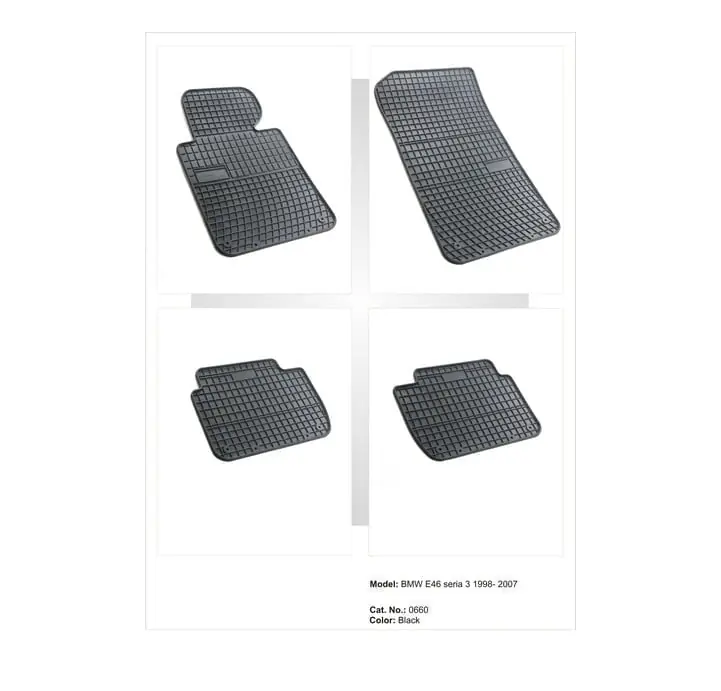 Chilipir Covoare cauciuc BMW E46 seria 3 1998-2007