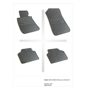Covoare cauciuc BMW E90/E91/E92 seria 3 2005-2012 Popular
