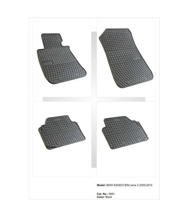 Covoare cauciuc BMW E90/E91/E92 seria 3 2005-2012 Popular