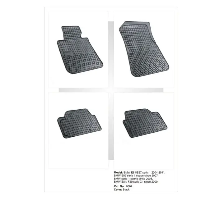 Covoare cauciuc BMW E81/87 seria 1 2004-2011 Retur ușor