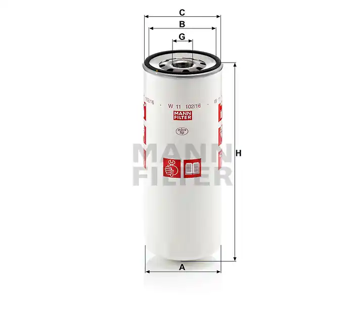Retur gratuit Filtru ulei Mann-Filter W 11 102 16 (8) Mann-Filter