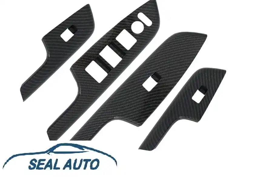 Plată securizată Ornament interior carbon compatibil cu Honda CR-V (2012-2016) Generatia IV OEM Design
