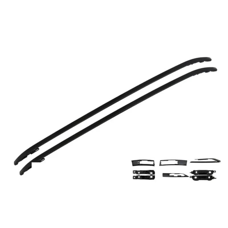 Ofertă exclusivă Set 2 bare verticale, portbagaj compatibil cu Land Rover Range Rover Evoque (2011-up), Negru Lucios
