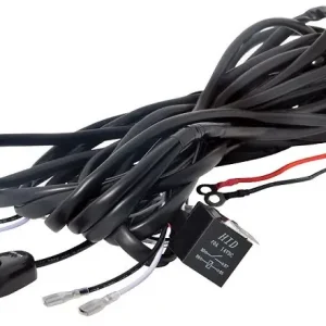 Ofertă exclusivă Cablaj cu buton si releu pentru 2 proiectoare led/led bar pana la 300w