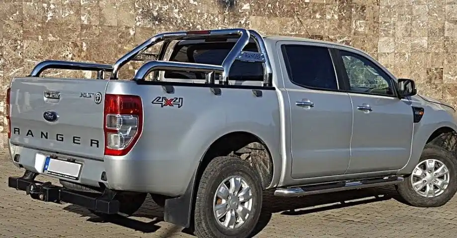 Rollbar inox cu rail Ford Ranger T7 2016-2018 RBL Ofertă de sezon