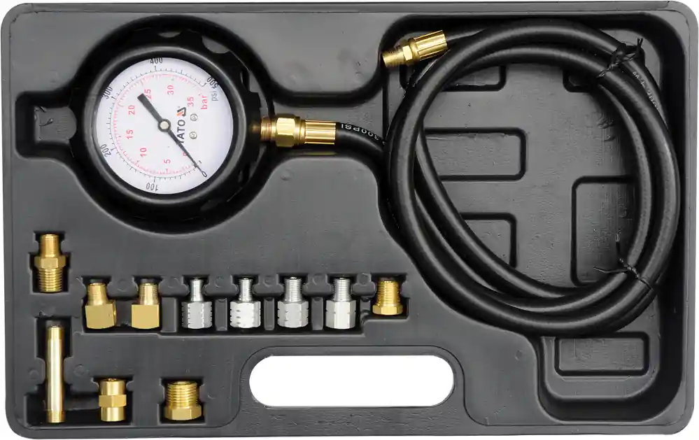 Cumpărături sigure Tester Presiune Ulei 0-500Psi, 0-35Bar YATO