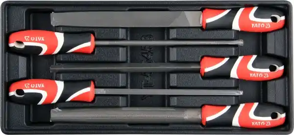 Bestseller Set Pile 200Mm Pentru Dulap Scule - 5Buc YATO