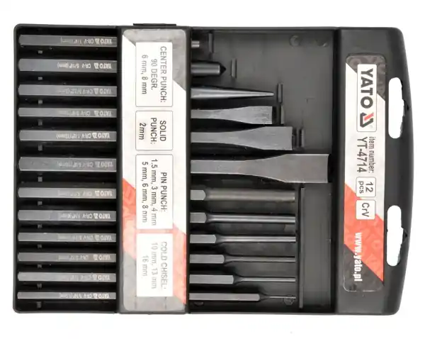 Livrare rapidă Set Dalti De Impact 12 Buc YATO
