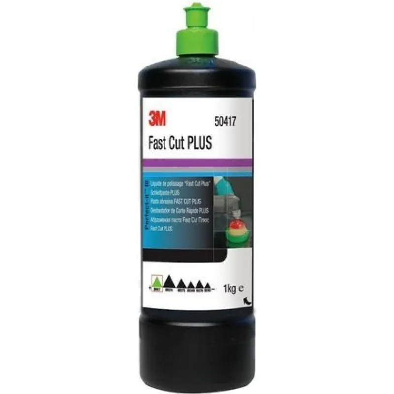 Plată sigură PASTA POLISH ABRAZIVA 3M FAST CUT, DOP VERDE 1KG