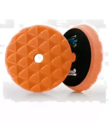 PAD SPUMA 125-150MM – SHINE MATE 5 INCH FOAM PAD ORANGE DIAMOND – TAIERE MEDIE Retur gratuit