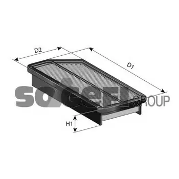 Retur gratuit Filtru aer PURFLUX A1572 PURFLUX