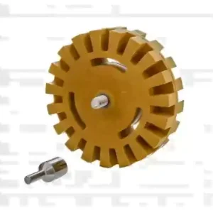 DISC 4″ CAUCIUC CU STRIATII INDEPARTARE AUTOCOLANT / ADEZIVI – SHINE MATE Super ofertă