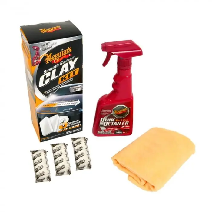 Calitate înaltă Meguiar’s Smooth Surface Clay Kit Decontaminare Suprafete G191700