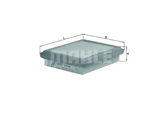 Filtru aer MAHLE ORIGINAL LX 591 MAHLE Super ofertă