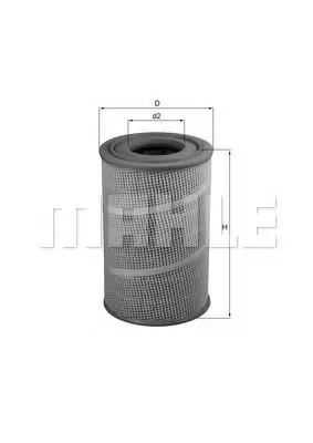 Cumpără online Filtru aer MAHLE ORIGINAL LX 560 1 MAHLE
