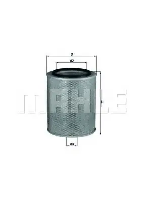 Filtru aer MAHLE ORIGINAL LX 531 MAHLE Mai ieftin