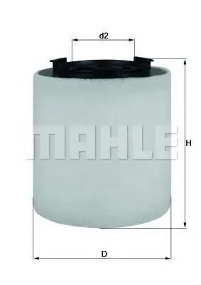 Ieftin Filtru aer MAHLE ORIGINAL LX 2831 MAHLE