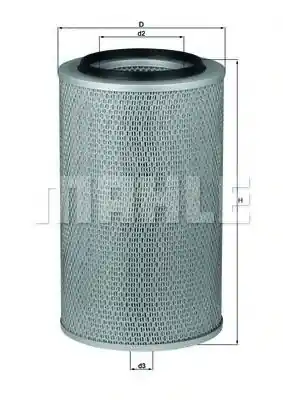 Filtru aer MAHLE ORIGINAL LX 227 MAHLE Retur ușor