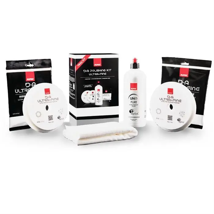 Rupes Uno Pure Ultra Finishing Polish Kit Polish Auto RU-9.UFINE180KIT Ofertă specială