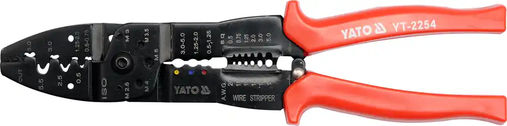 Cleste Sertizat Conectori 250Mm, Lama 4Mm YATO Ofertă limitată