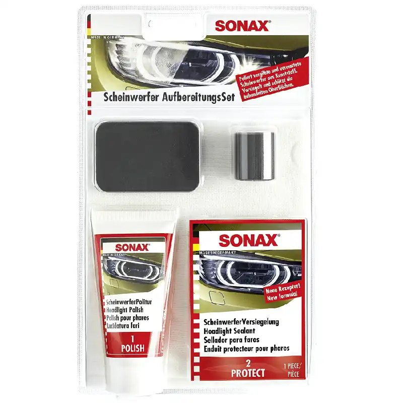 Doar azi Sonax Kit Reparare & Intretinere Faruri SO405941