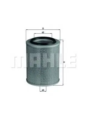 Filtru aer MAHLE ORIGINAL LX 92 MAHLE Nu rata