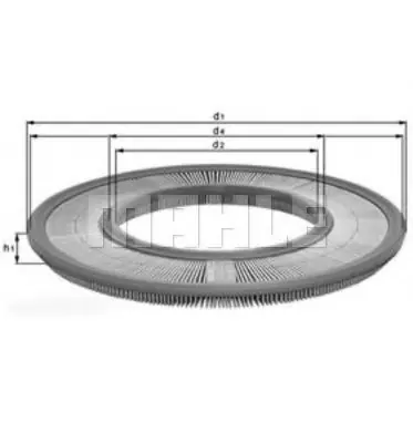 Discount Filtru aer MAHLE ORIGINAL LX 91 MAHLE