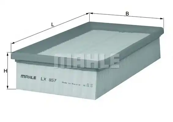 Ofertă exclusivă Filtru aer MAHLE ORIGINAL LX 857 MAHLE