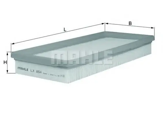 Filtru aer MAHLE ORIGINAL LX 854 MAHLE Livrare rapidă