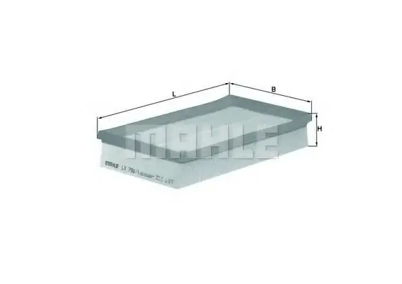 Filtru aer MAHLE ORIGINAL LX 798 1 MAHLE Chilipir