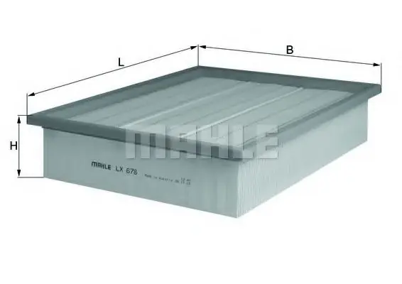 Filtru aer MAHLE ORIGINAL LX 678 MAHLE Cumpără online
