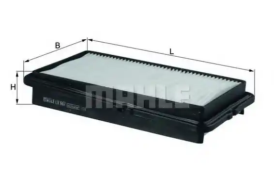 Filtru aer MAHLE ORIGINAL LX 667 MAHLE Premium