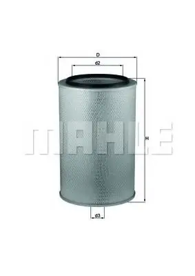 Filtru aer MAHLE ORIGINAL LX 626 MAHLE Expediere rapidă