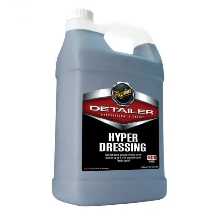 Nu rata Meguiar’s Hyper Dressing Solutie Curatare Plastic & Cauciuc 3,78L D17001