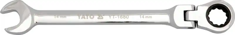 Cheie Combinata Cu Clichet Si Cap Flexibil 9Mm YATO Mai ieftin