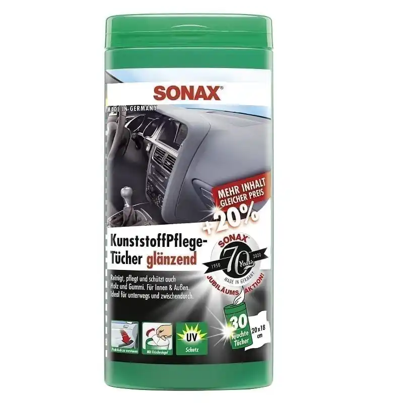 Sonax Servetele Umede Curatare Plastic 25Buc SO412100 Cel mai vândut