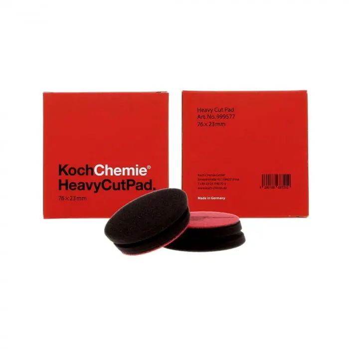 Livrare gratuită Koch Chemie Heavy Cut Pad Burete Polish Abraziv Rosu 76x23MM 999577