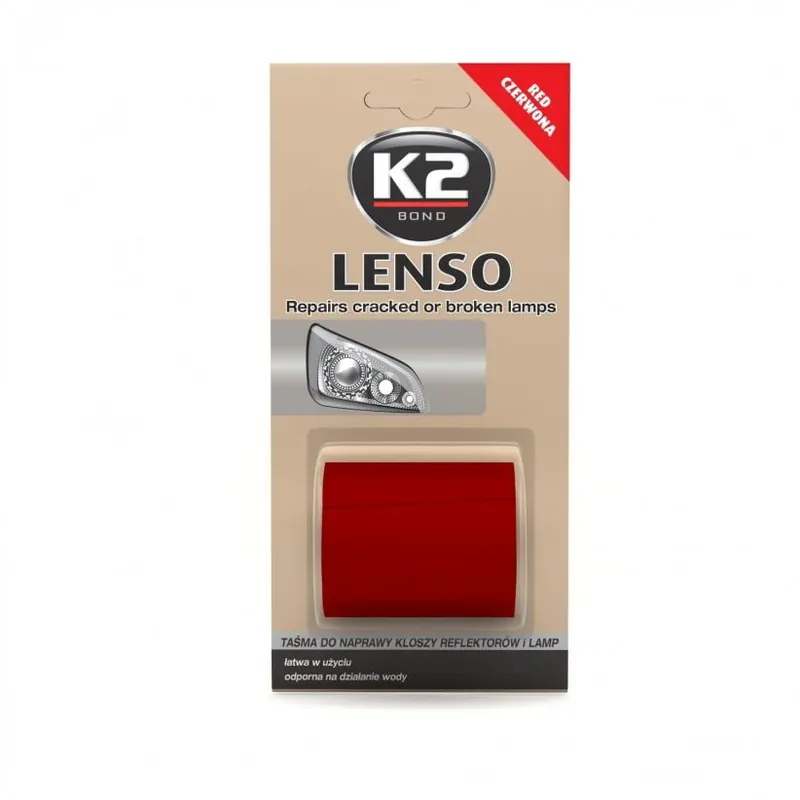 Discount K2 Lenso Banda Reparat Faruri Rosu