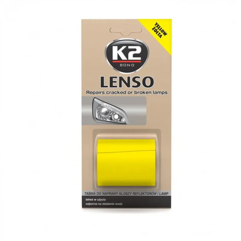 K2 Lenso Banda Reparat Faruri Galben Reducere specială