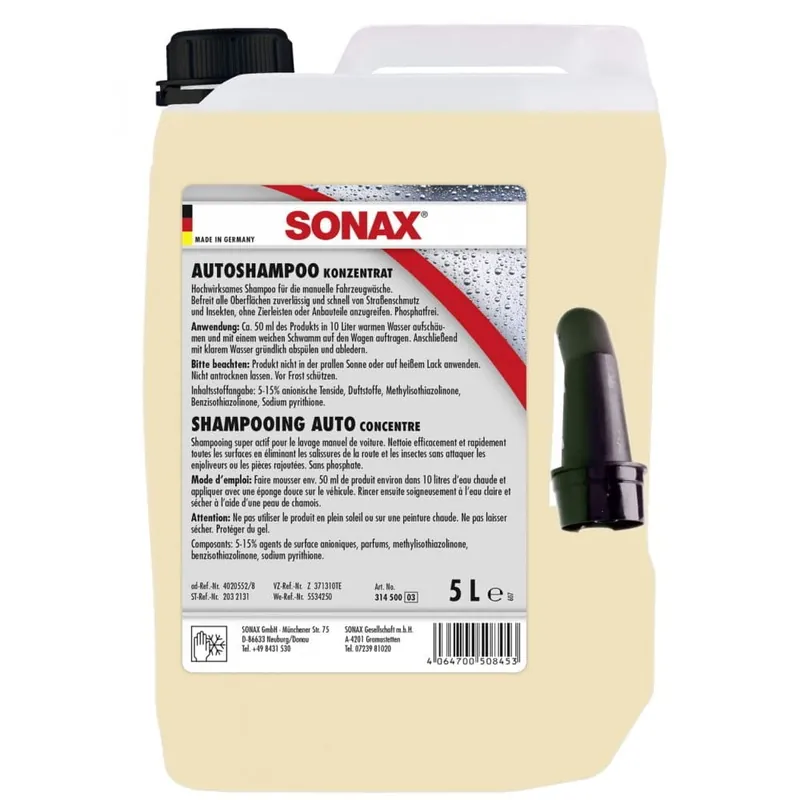Sonax Sampon Auto Concentrat 5L SO314500 Livrare gratuită