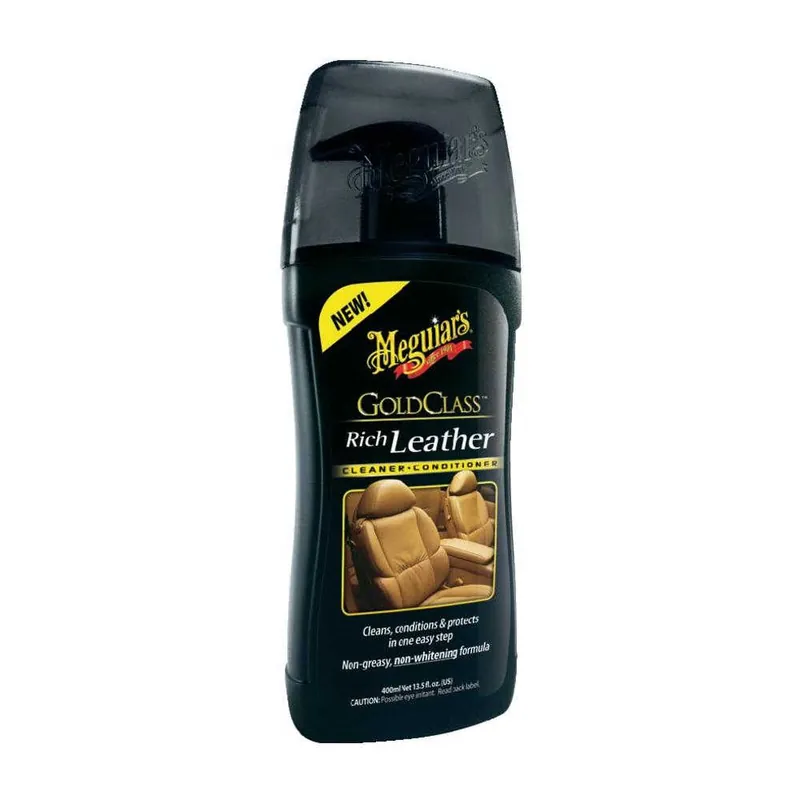 Meguiar’s Rich Leather Cleaner and Conditioner Crema Hidratare Piele 414ML G17914 Livrare expres